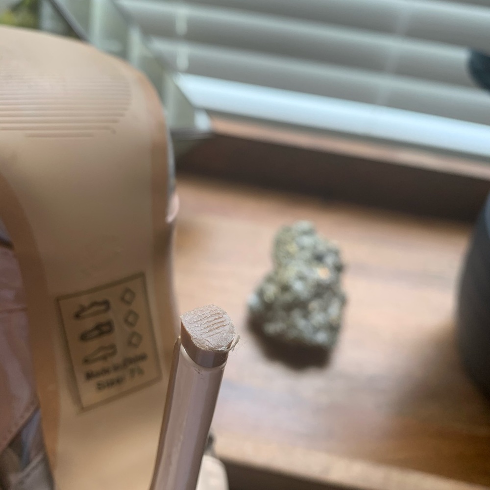 Nude Patent High Heel Stilleto - Picture 13 of 13